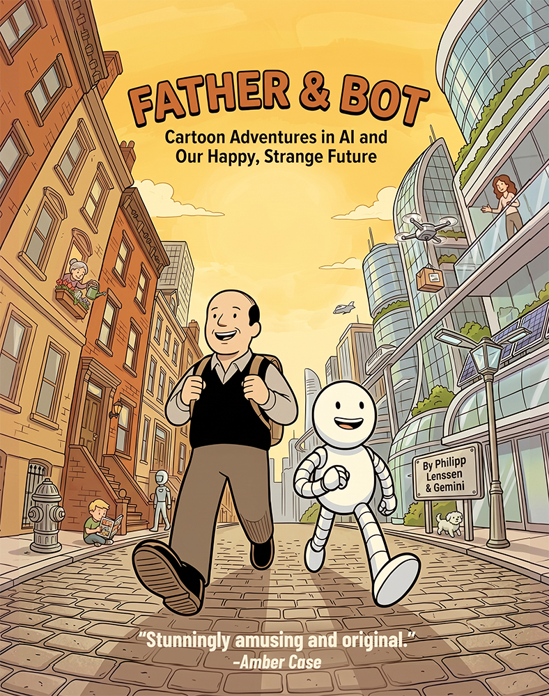 Father & Bot - Cartoon Adventures in AI and Our Happy, Strange Future
