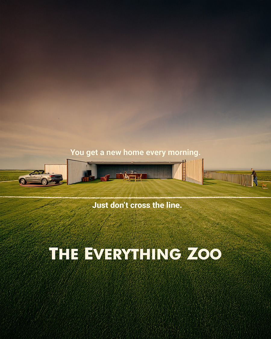 The Everything Zoo - You get a new home every morning. Just don't cross the line.
